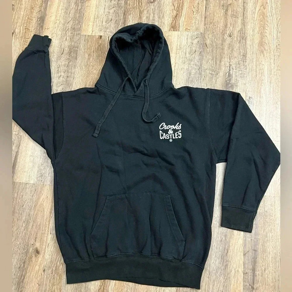 Crooks & Castles • Black Hoodie - Picture 1 of 6